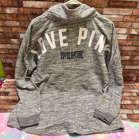 Victorias Secret PINK Sweater pullover Gray size L - Picture 9 of 9